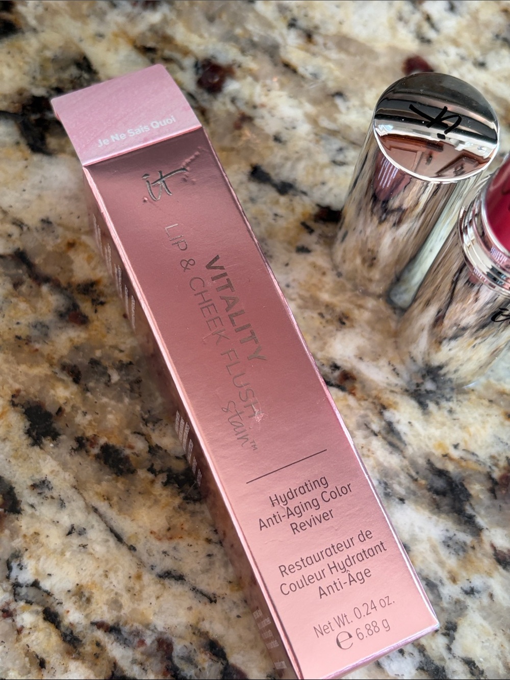 ⚡️❄️It Cosmetics Vitality Lip & Cheek Flush Stain Reviver - Picture 3 of 7